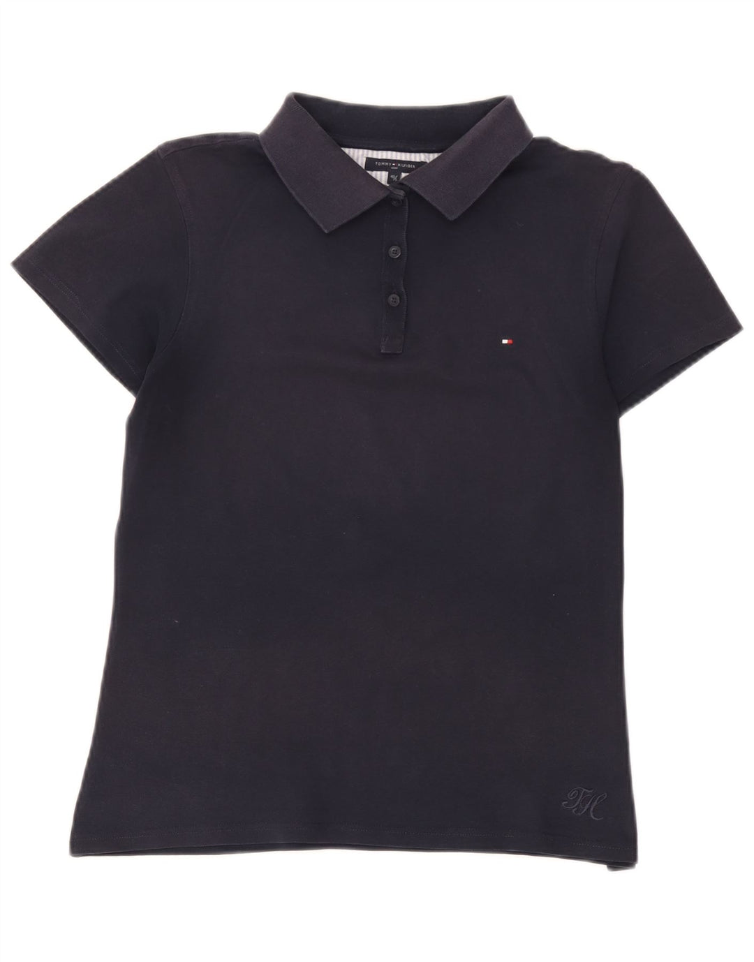 Polo feminino Tommy Hilfiger EU 40 médio azul marinho