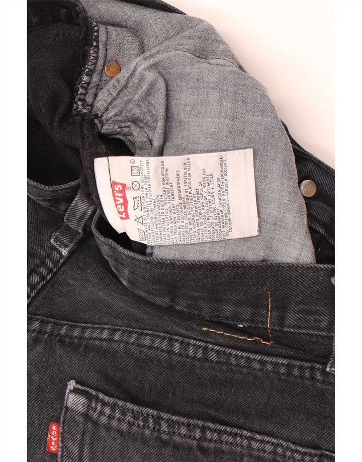 Jeans Levi's 501 Straight Masculino W34 L34 Algodão Preto