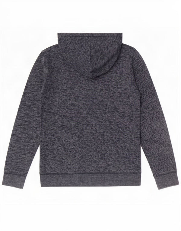Hollister moletom com capuz masculino médio azul marinho algodão manchado