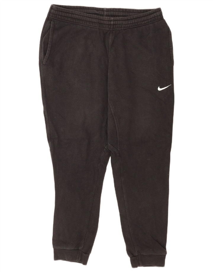 Calça de treino masculina Nike joggers grande algodão preto