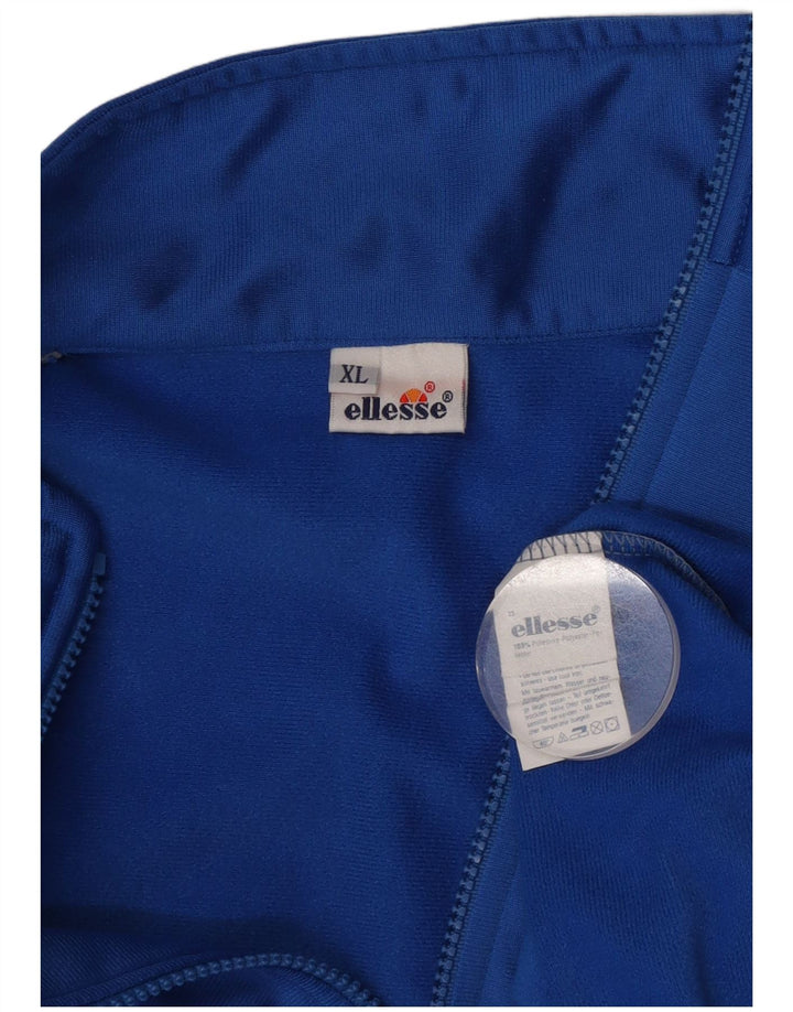 Ellesse Mens Treino Top Jacket XL Azul Colourblock Poliéster