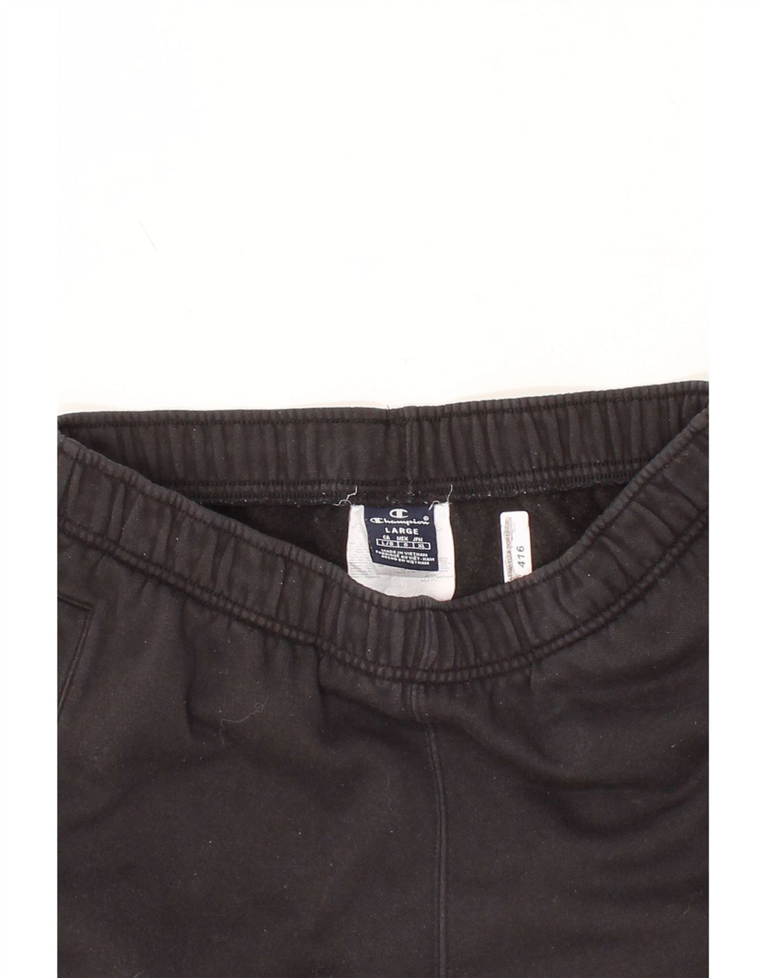 CHAMPION Mens Tracksuit Trousers Large  Black Cotton Vintage Champion and Second-Hand Champion from Messina Hembry 