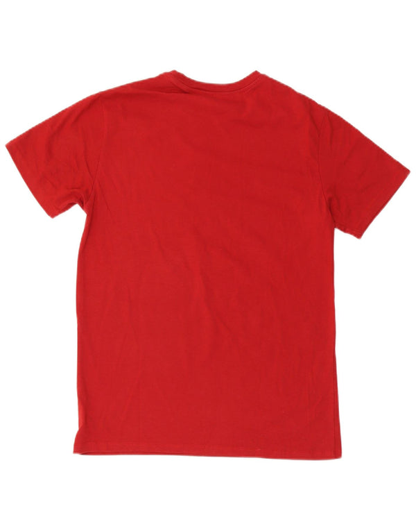 Camiseta masculina Under Armour Heat Gear Top médio algodão vermelho