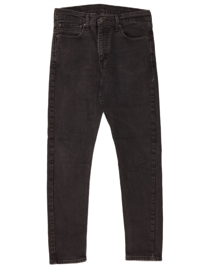 Levi's Mens Jeans Slim W33 L32 Algodão Preto