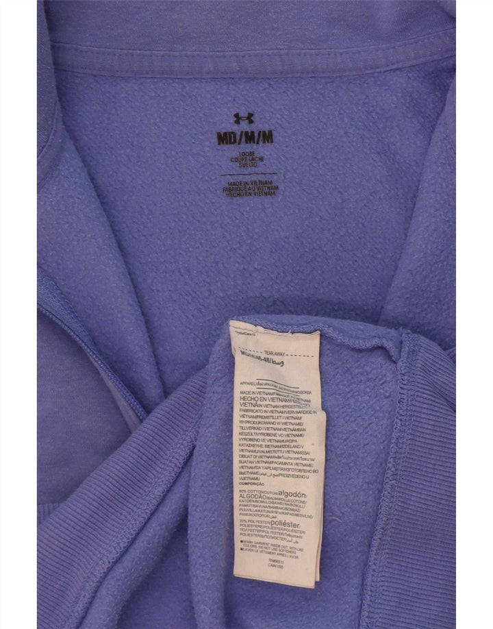 Under Armour feminino oversized moletom jumper UK 14 médio roxo