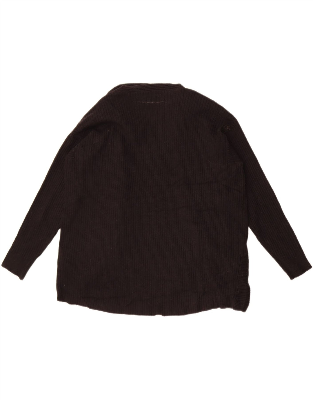 Marks & Spencer Suéter feminino Per Una Open Cardigan Reino Unido 16 Grande Preto
