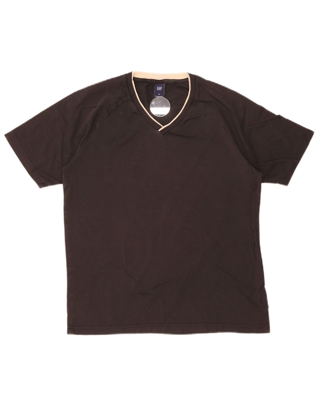 Camiseta masculina Gap Top médio algodão preto