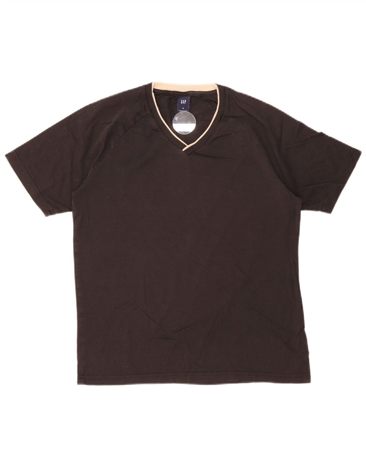 Camiseta masculina Gap Top médio algodão preto