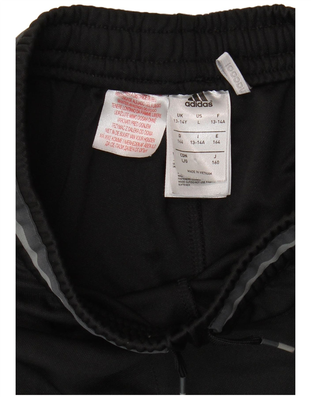 Calças de treino ADIDAS Menino Olympique Lyonnais 13-14 anos preto