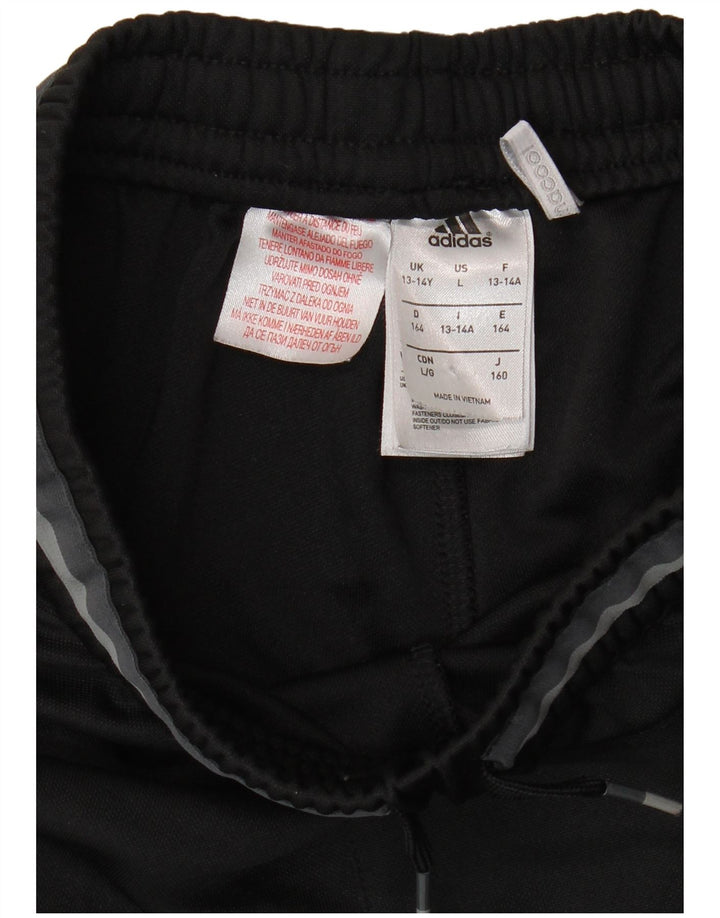 Calças de treino ADIDAS Menino Olympique Lyonnais 13-14 anos preto