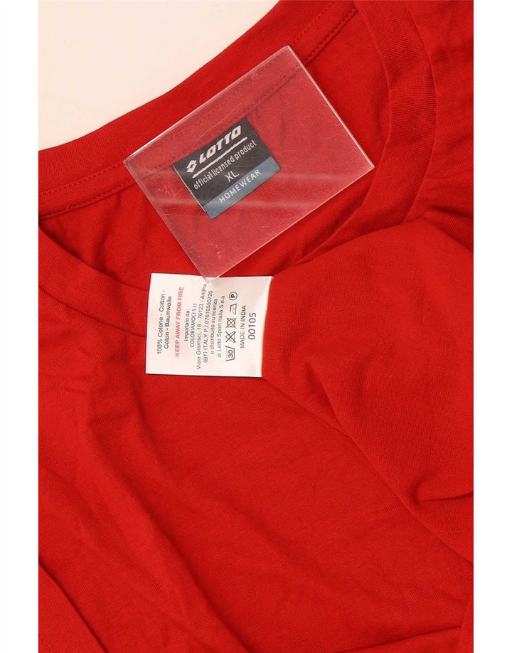 Camiseta masculina Lotto Top XL algodão vermelho