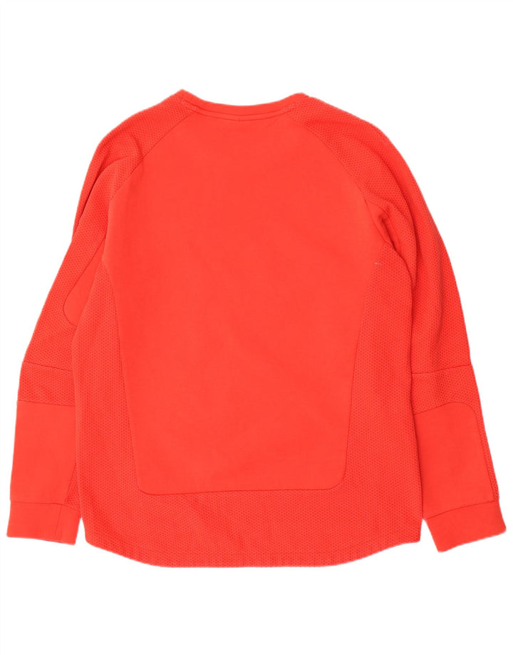 Puma Mens Top Manga Longa Grande Vermelho