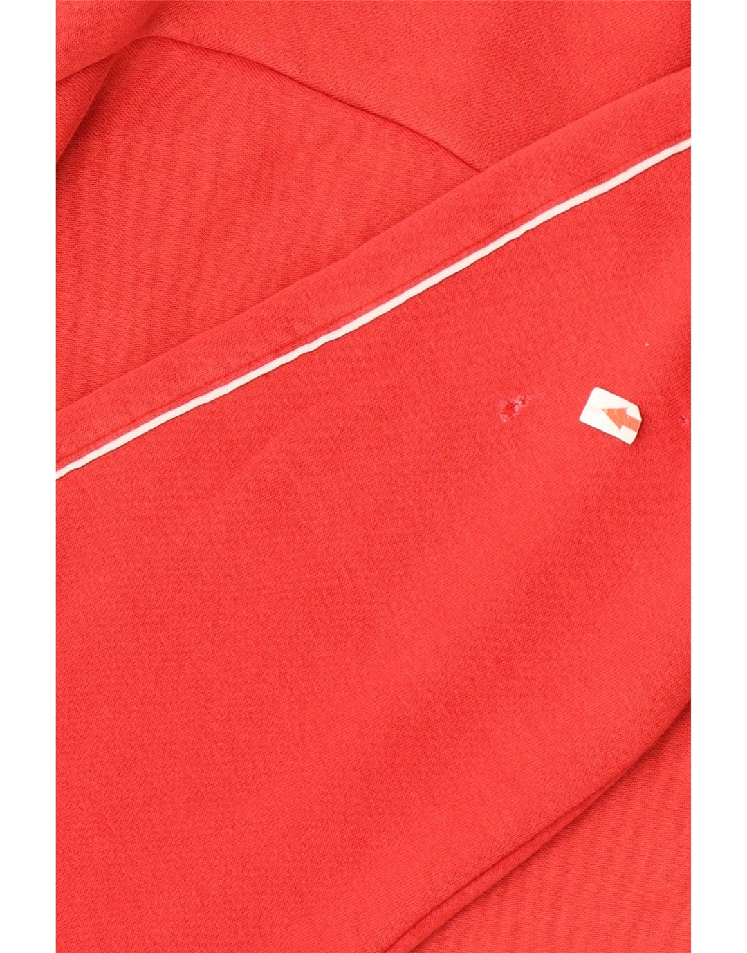 Adidas Mens Hoodie Jumper Médio Algodão Vermelho