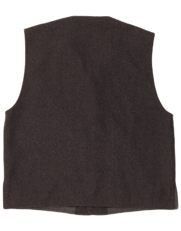 Colete Seventy Masculino Grande Lã Virgem Cinza