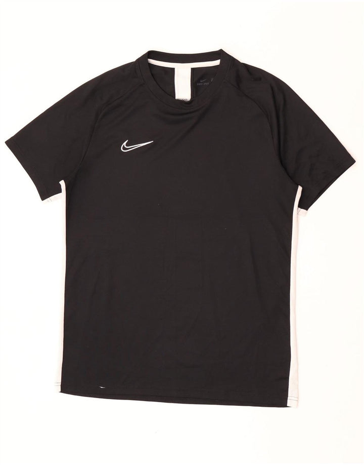 Camiseta masculina Nike Dri Fit Top grande bloco colorido preto