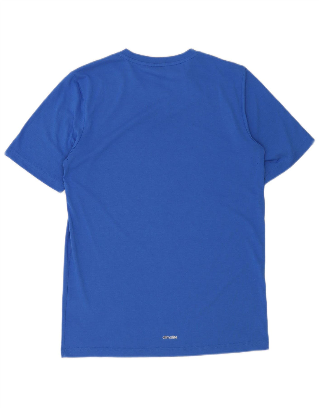 Camiseta Adidas Menino Climalite 15-16 Anos Azul Poliéster