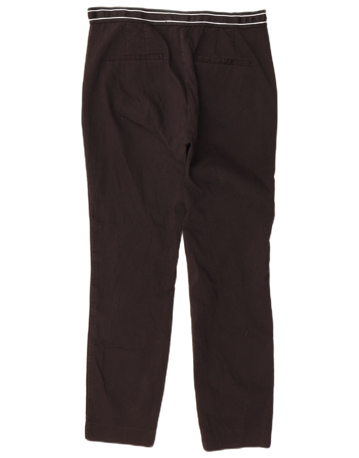 ZARA Calça Chino Feminina Slim Médio W30 L27 Algodão Marrom