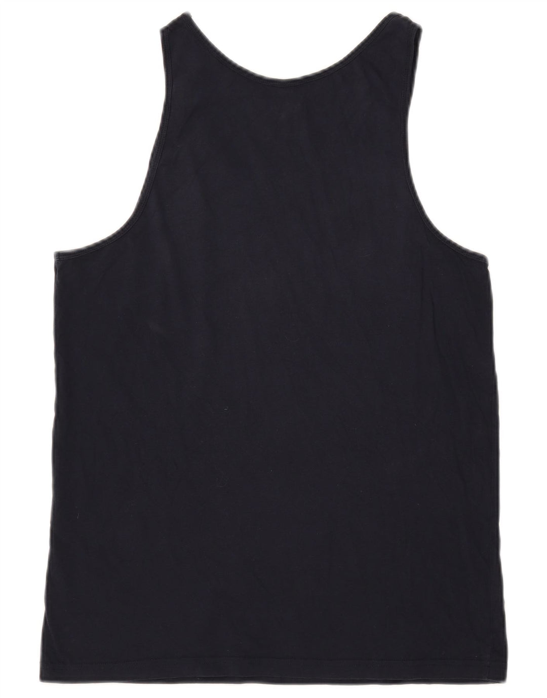 Converse Mens Graphic Vest Top Médio Azul Marinho Algodão