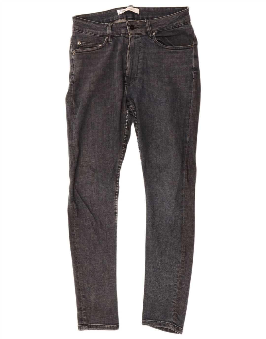 Zara Mens Slim Jeans EU 40 Médio W31 L31 Azul Marinho Algodão