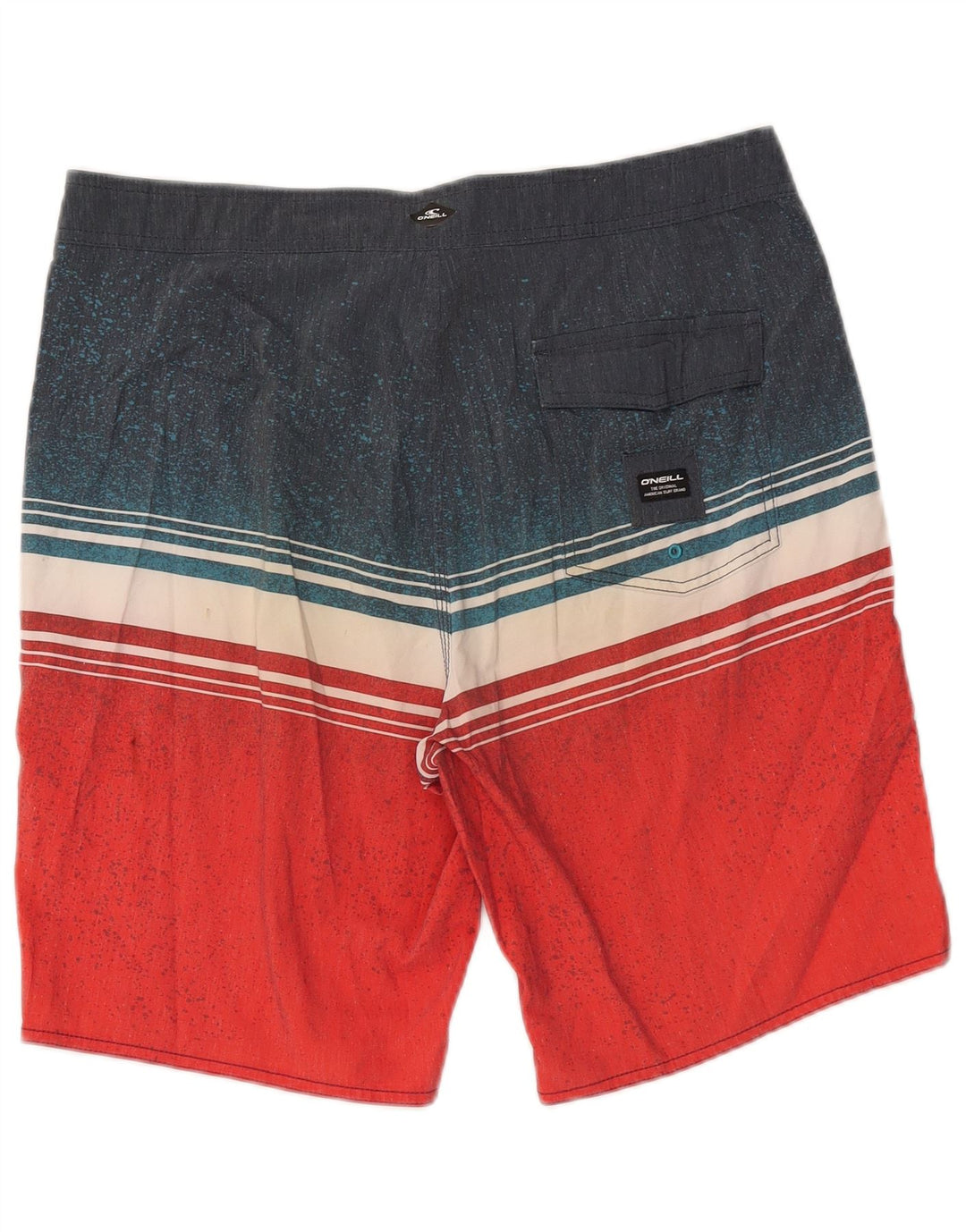 Shorts de natação masculino O'NEILL grande poliéster colorblock vermelho
