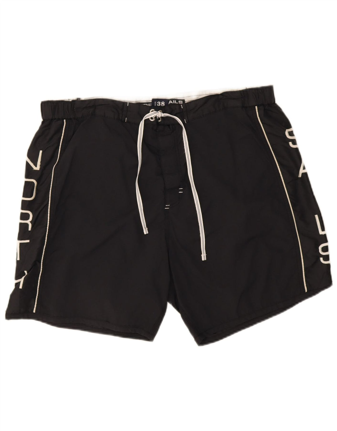 Shorts de natação masculino North Sails Graphic XL preto poliamida
