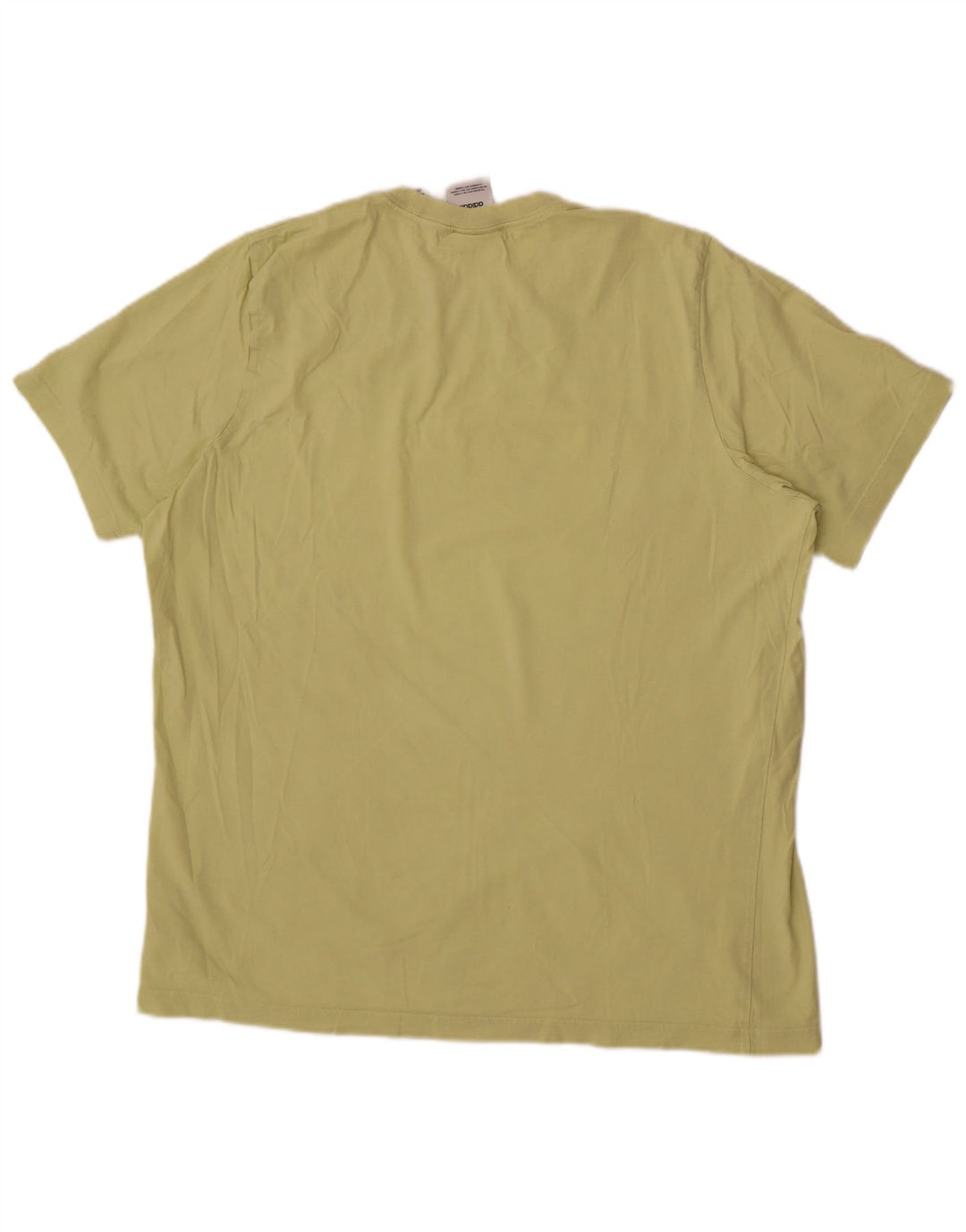 Adidas Mens Graphic T-Shirt Top XL Algodão Verde