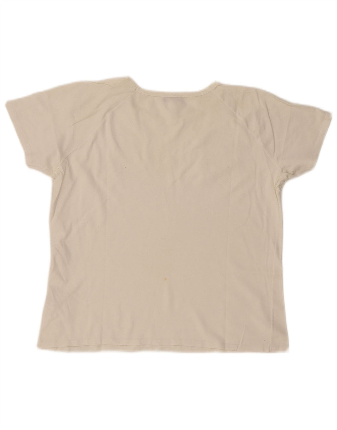 Camiseta feminina Fred Perry Top UK 20 2XL algodão branco