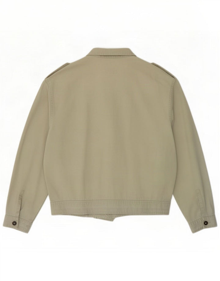 Jaqueta bomber militar masculina Benetton IT 48 verde médio
