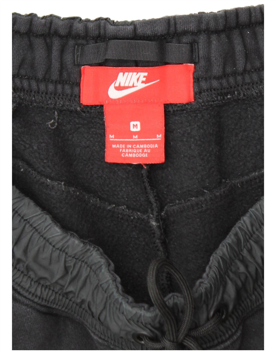 Calça de treino masculina NIKE Joggers médio preto algodão