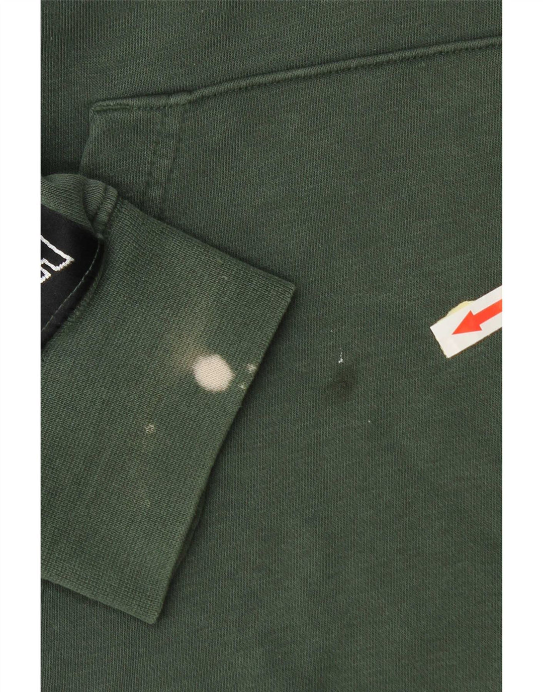 Jumper com capuz gráfico masculino Nike médio verde algodão