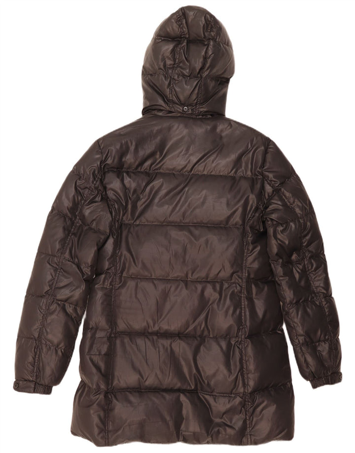 Casaco acolchoado com capuz feminino Champion UK 18 XL poliéster preto