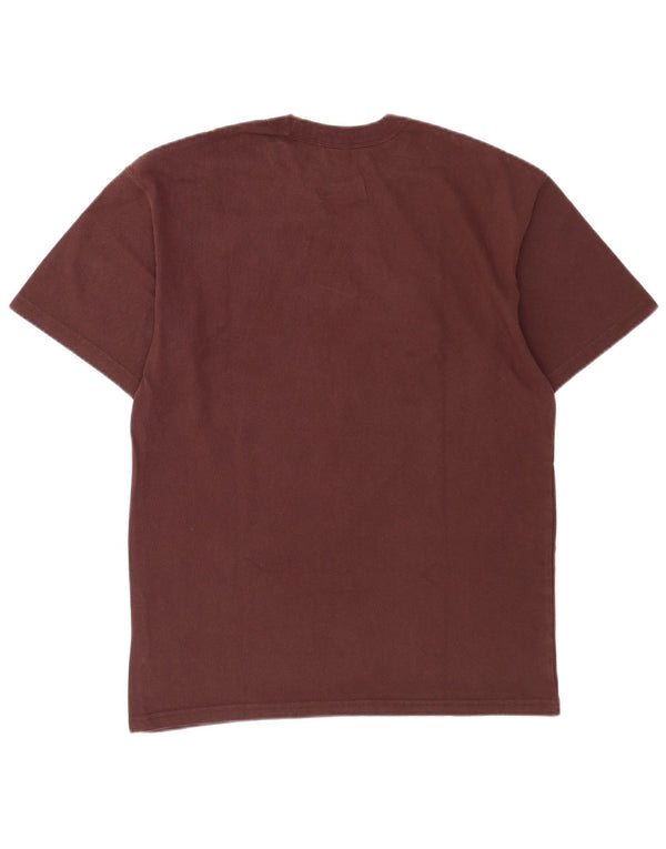 Camiseta Nike Masculina Loose Fit Top Pequeno Algodão Marrom