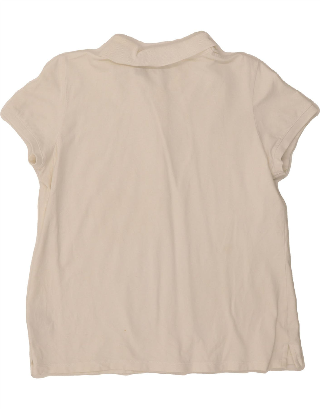 IZOD Womens Polo Shirt UK 18 XL White Cotton Vintage Izod and Second-Hand Izod from Messina Hembry 