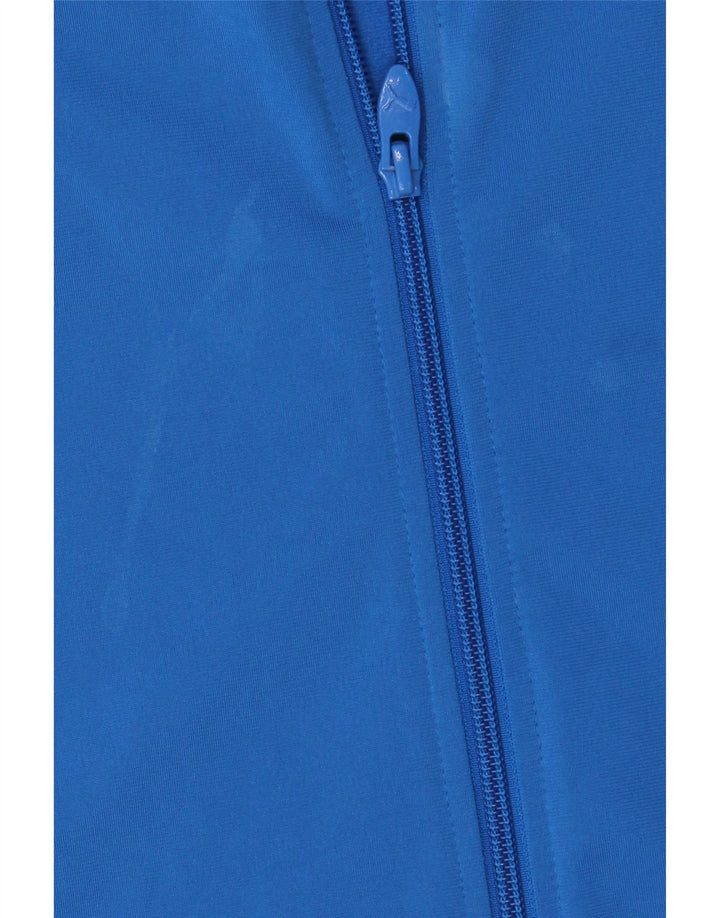 Puma Mens Tracksuit Top Jacket Pequeno Azul Colorblock Poliéster