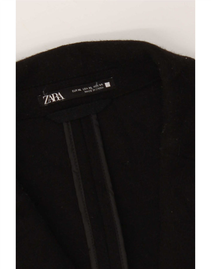 Sobretudo masculino Zara UK 42 XL preto