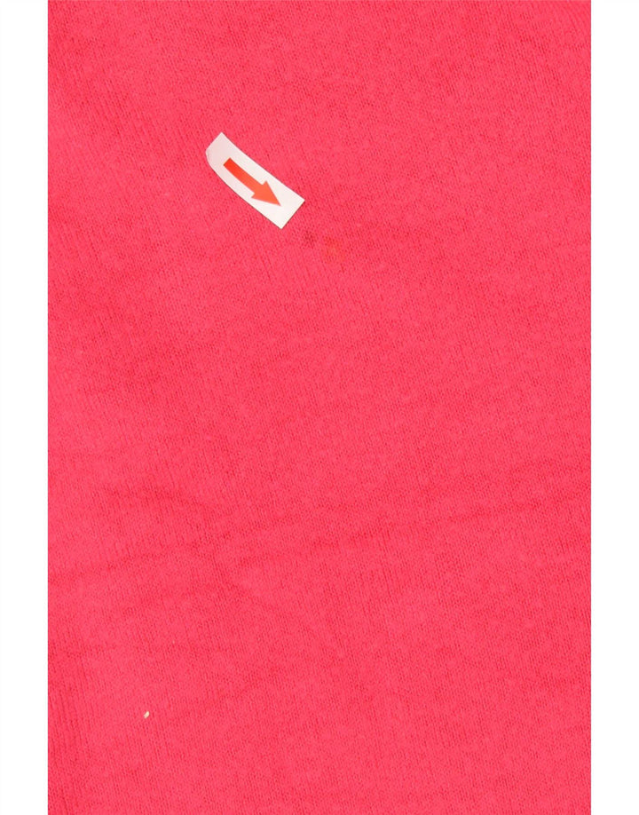 Suéter feminino Marks & Spencer com gola redonda Reino Unido 12 acrílico rosa médio