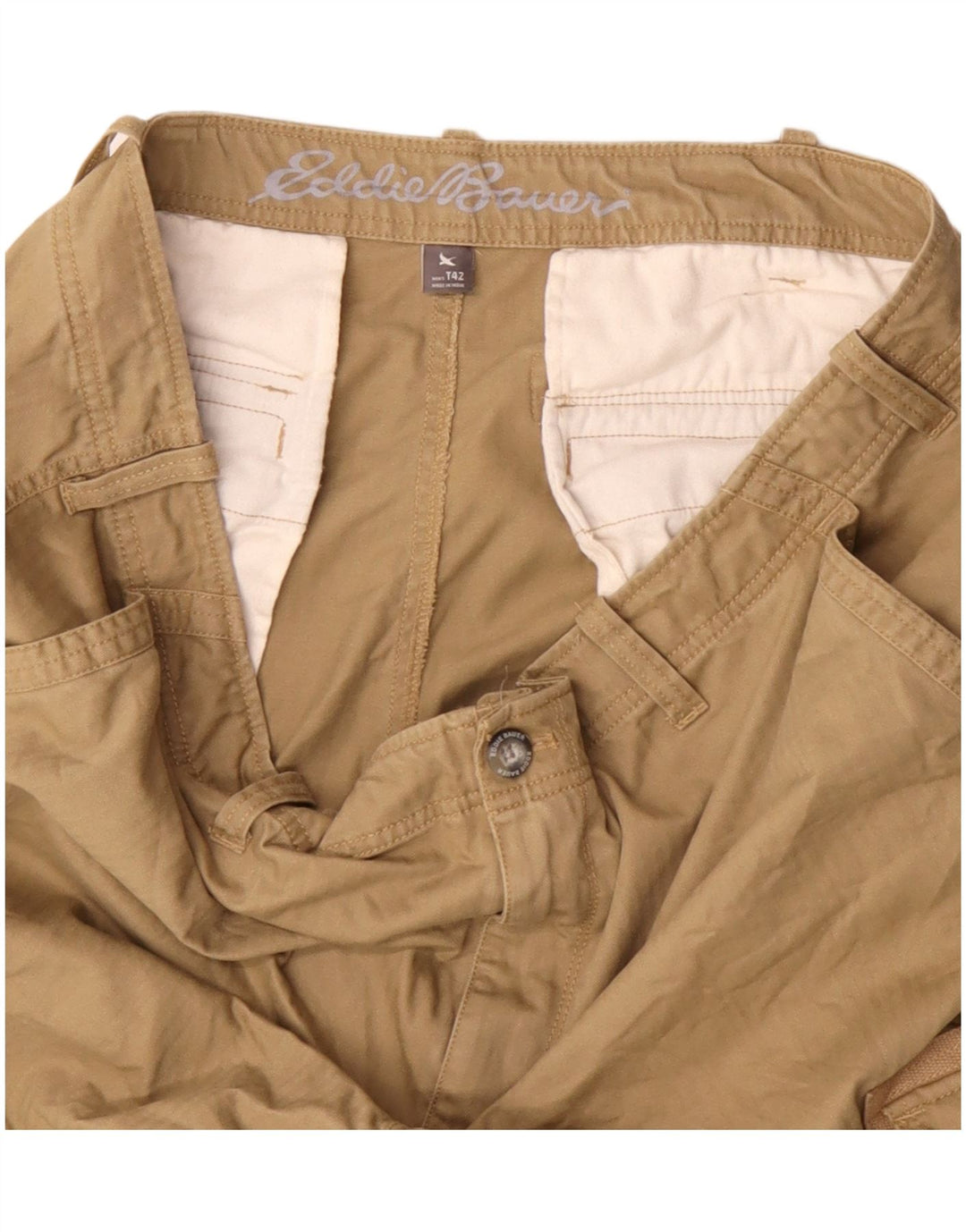 Shorts cargo masculino Eddie Bauer W42 2XL bege