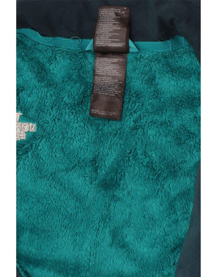 Jaqueta de lã feminina The North Face UK 18 XL poliéster turquesa