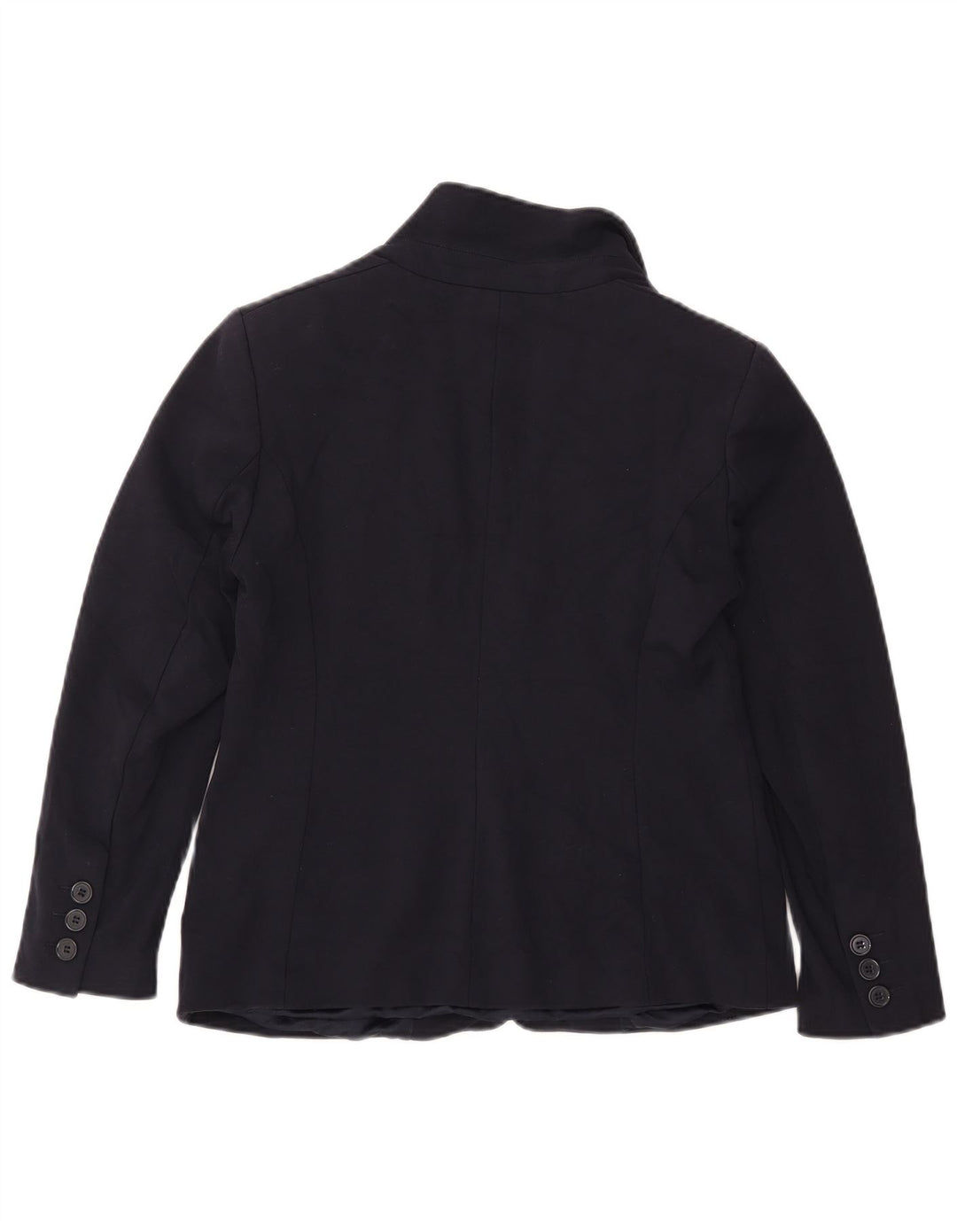 Jaqueta blazer feminina Marks & Spencer com 1 botão Reino Unido 12 médio azul marinho