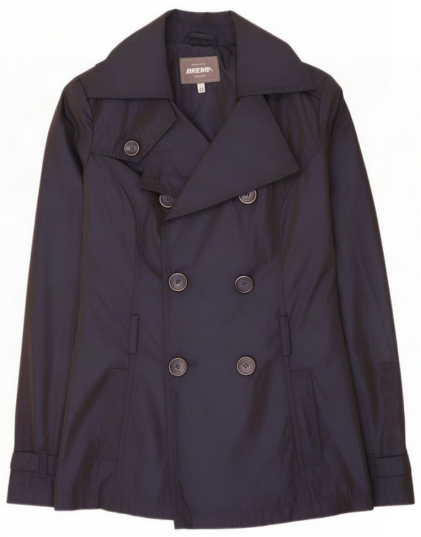 Trench Coat feminino Brema IT 42 médio azul marinho poliuretano