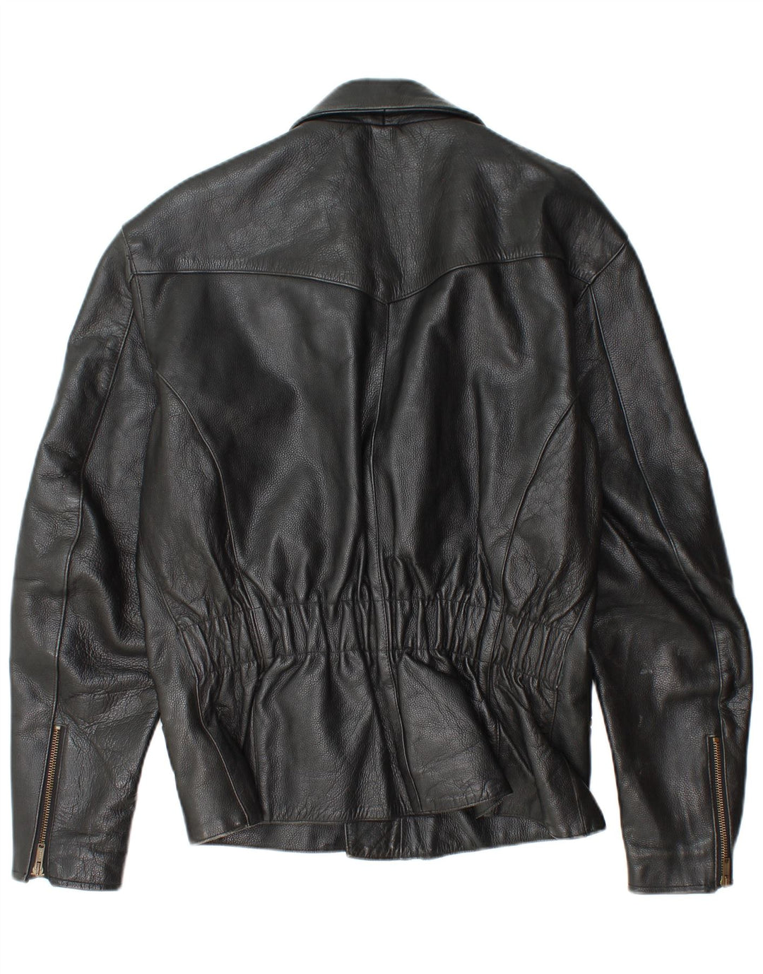 Jaqueta masculina de couro para motociclista Takai UK 40 grande preta
