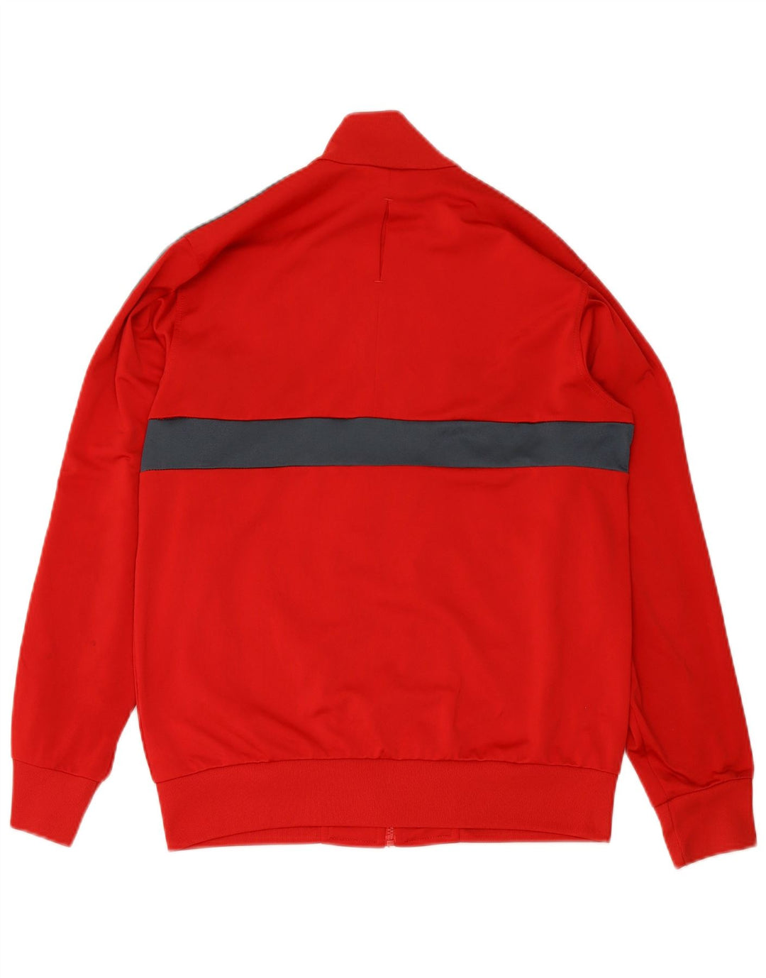 ADIDAS Mens Tracksuit Top Jacket UK 38/40 Médio Vermelho Colourblock Poliéster