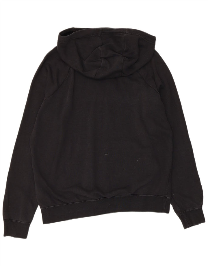NIKE Mens Hoodie Jumper Médio Algodão Preto