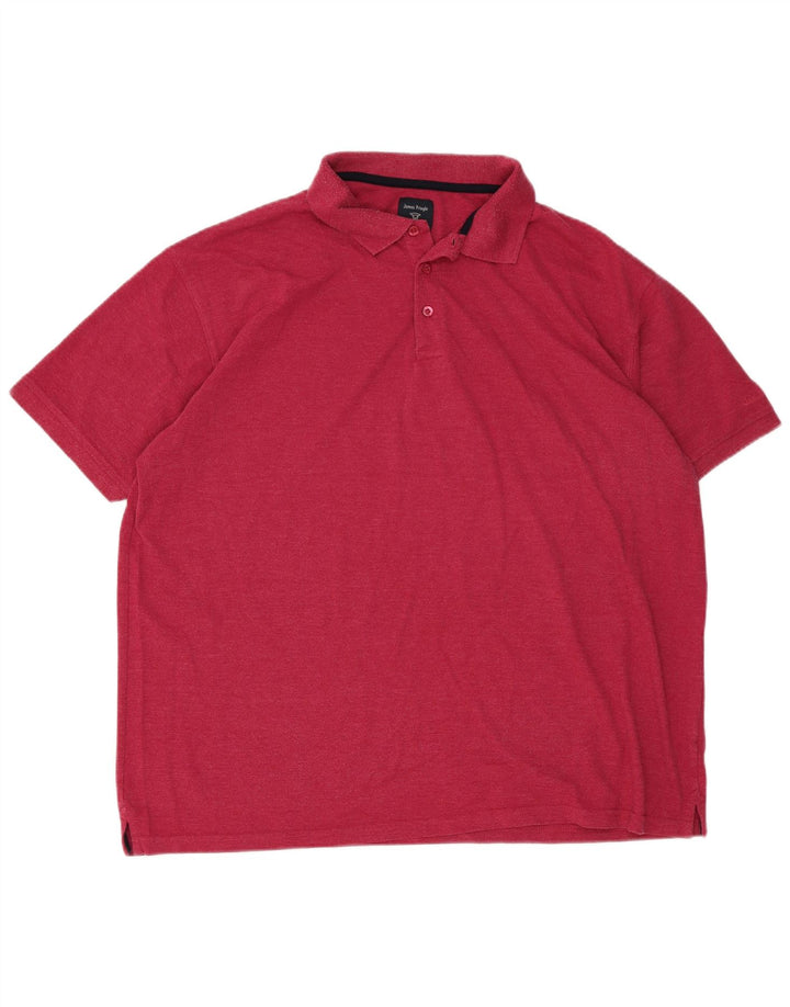 Camisa polo masculina Pringle 2XL algodão rosa