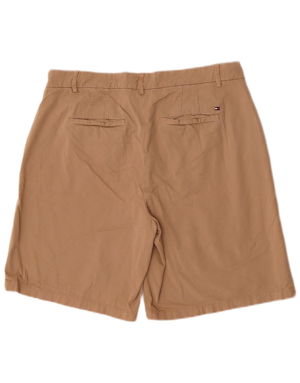 Tommy Hilfiger Womens Chino Shorts UK 16 Large W34 Brown Cotton