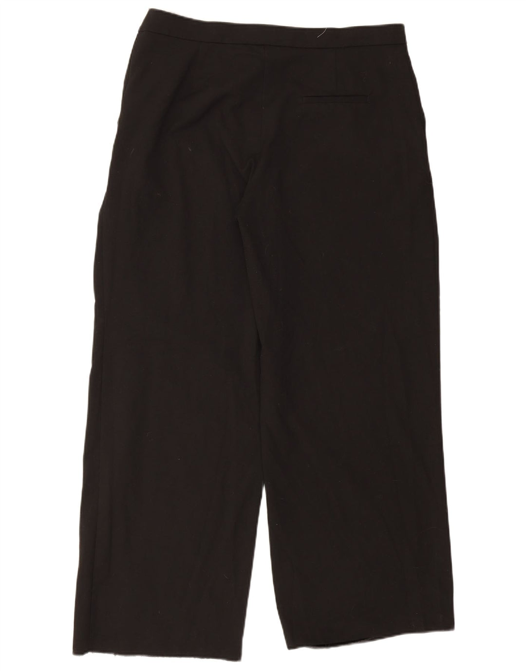 Calça Chino Reta Feminina Zara XL W32 L32 Poliéster Preto