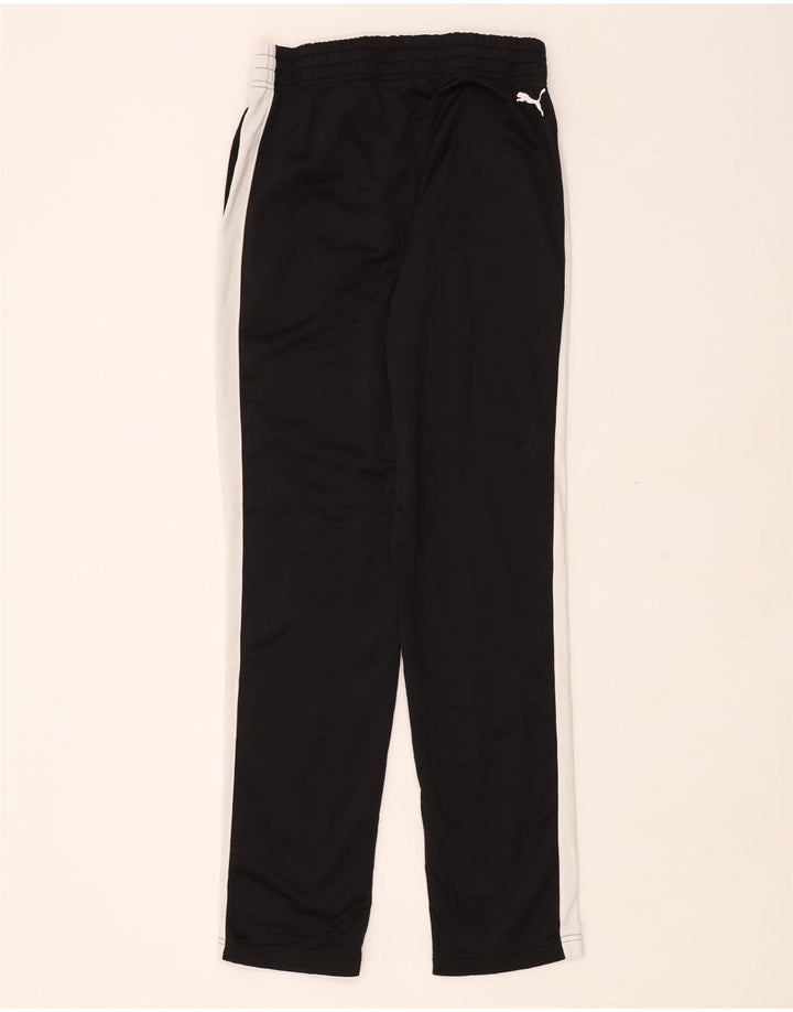 Calça de treino masculina PUMA médio preto colorblock