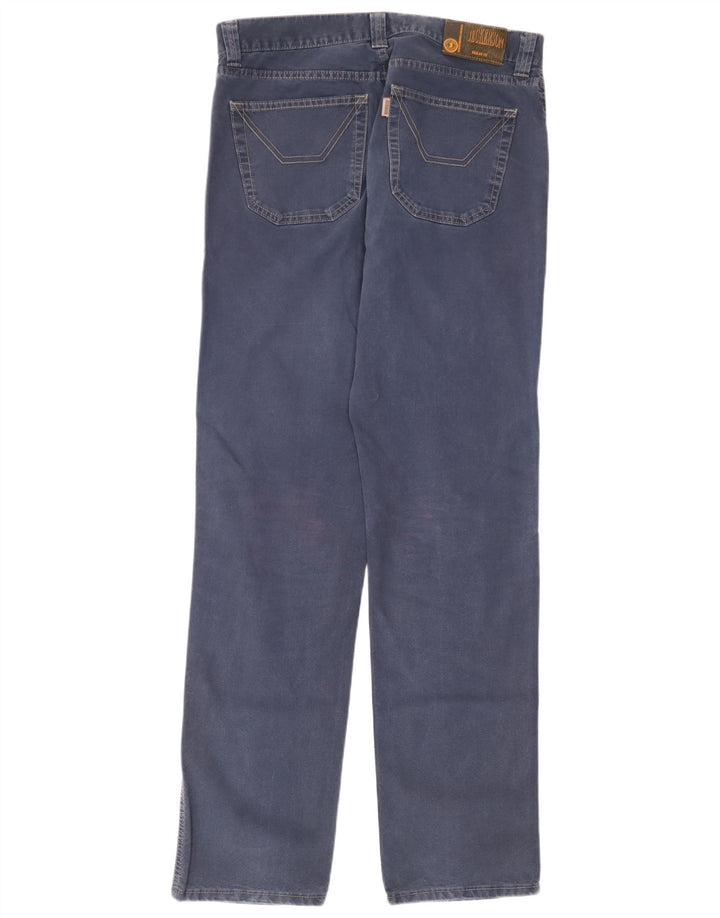 Jeans retos masculinos Jeckerson W36 L33 algodão azul