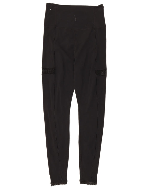 Leggings Nike Dri Fit UK 14 Médio Preto Nylon