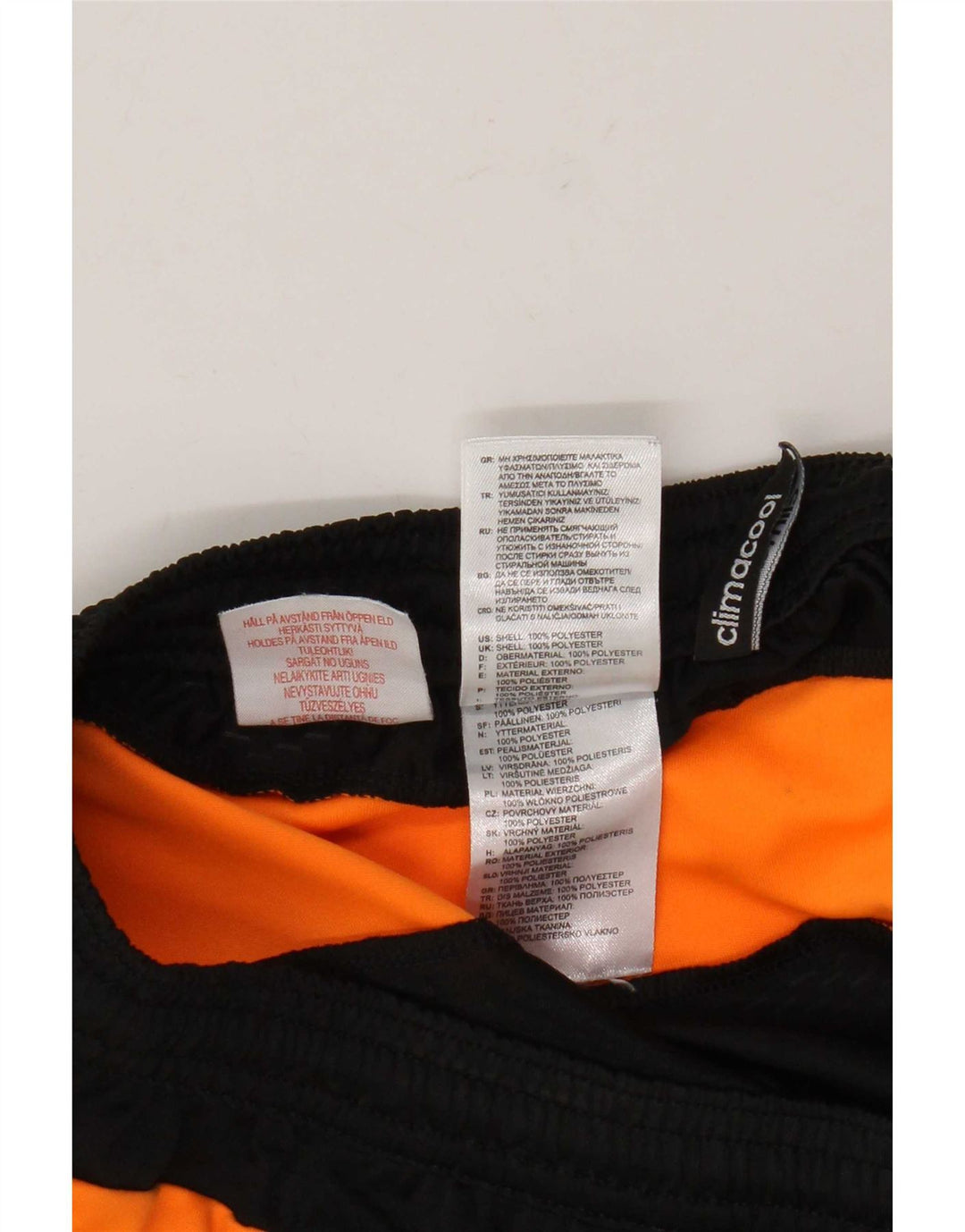 Adidas meninos Climacool Sport Shorts 11-12 anos preto colorblock poliéster